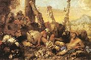 CASTIGLIONE, Giovanni Benedetto The Fable of Diogenes china oil painting artist